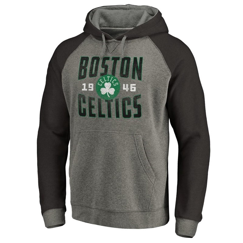 Felpe Con Cappuccio Boston Celtics Grigio Nero Acquista