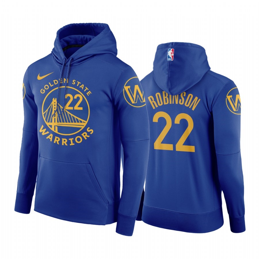 Felpe Con Cappuccio Golden State Warriors #22 Glenn Robinson III Blu Acquista