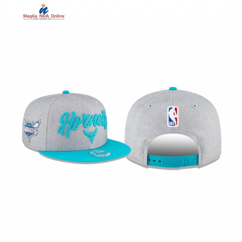 Cappelli 2020 Charlotte Hornets Heather 9FIFTY Grigio Acquista