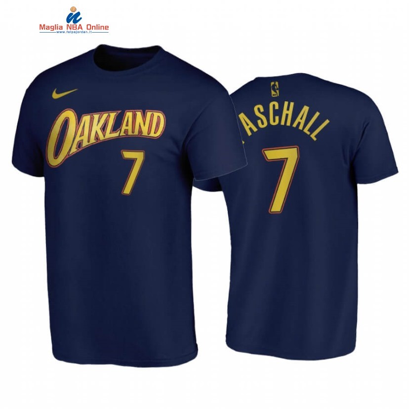 T-Shirt Golden State Warriors #7 Eric Paschall Marino Città 2020-21 Acquista