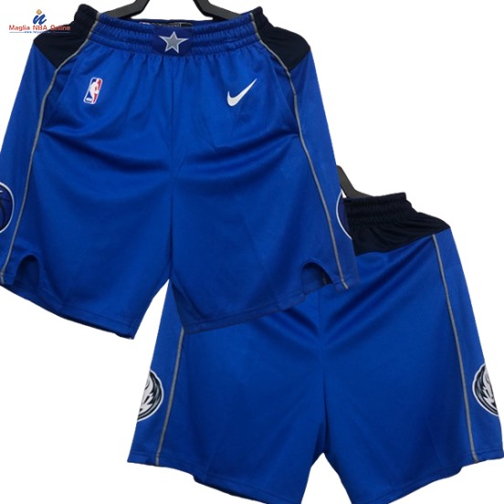 Acquista Pantaloni NBA Dallas Mavericks Blu Icon 2023-24