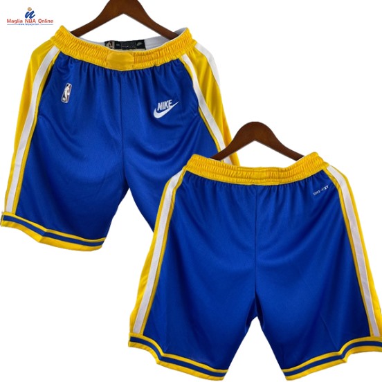 Acquista Pantaloni NBA Golden State Warriors Blu Classic 2023-24