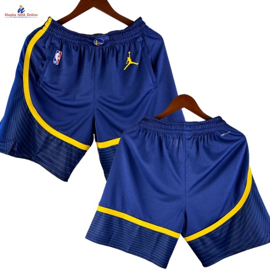 Acquista Pantaloni NBA Golden State Warriors Blu Statement 2024