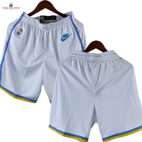 Acquista Pantaloni NBA Los Angeles Lakers Bianco Classic 2023-24