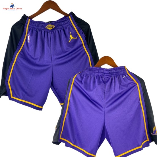 Acquista Pantaloni NBA Los Angeles Lakers Porpora Statement 2023-24