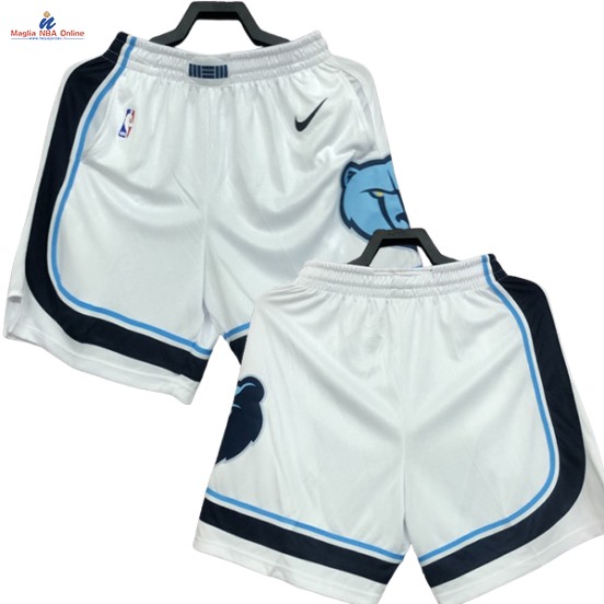 Acquista Pantaloni NBA Memphis Grizzlies Bianco Association 2023-24