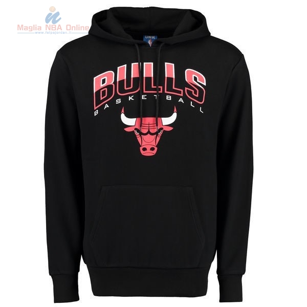 Acquista Felpe Con Cappuccio NBA Chicago Bulls Nero 001