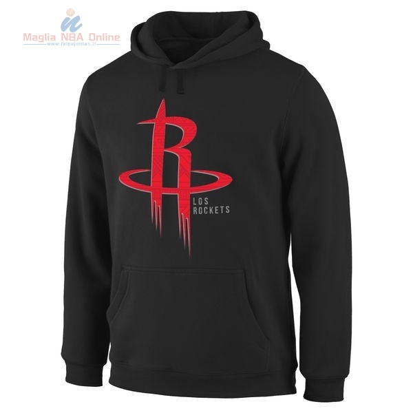 Acquista Felpe Con Cappuccio NBA Houston Rockets Nero