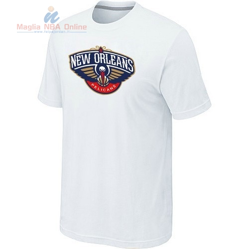 Acquista T-Shirt New Orleans Pelicans Bianco